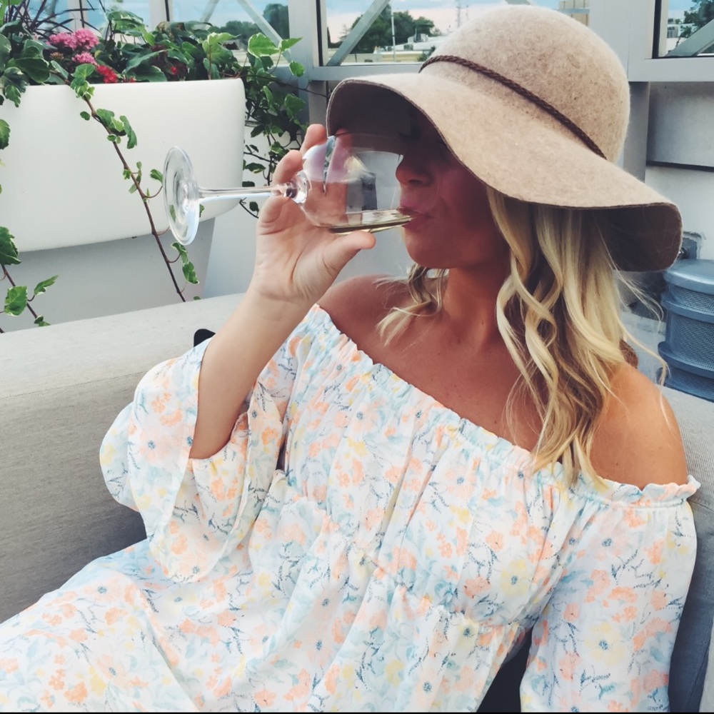 Floral Off the Shoulder Babydoll Dress